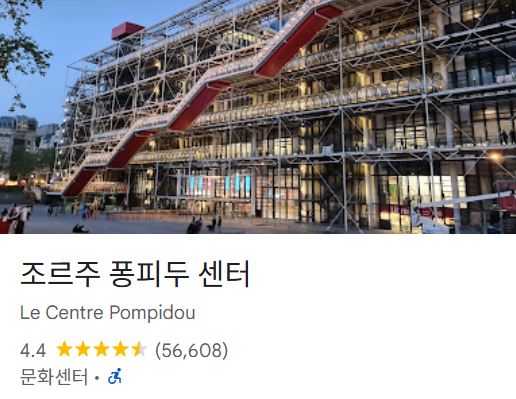 파리 가볼만한곳 베스트 18 26 조르주 퐁피두 센터