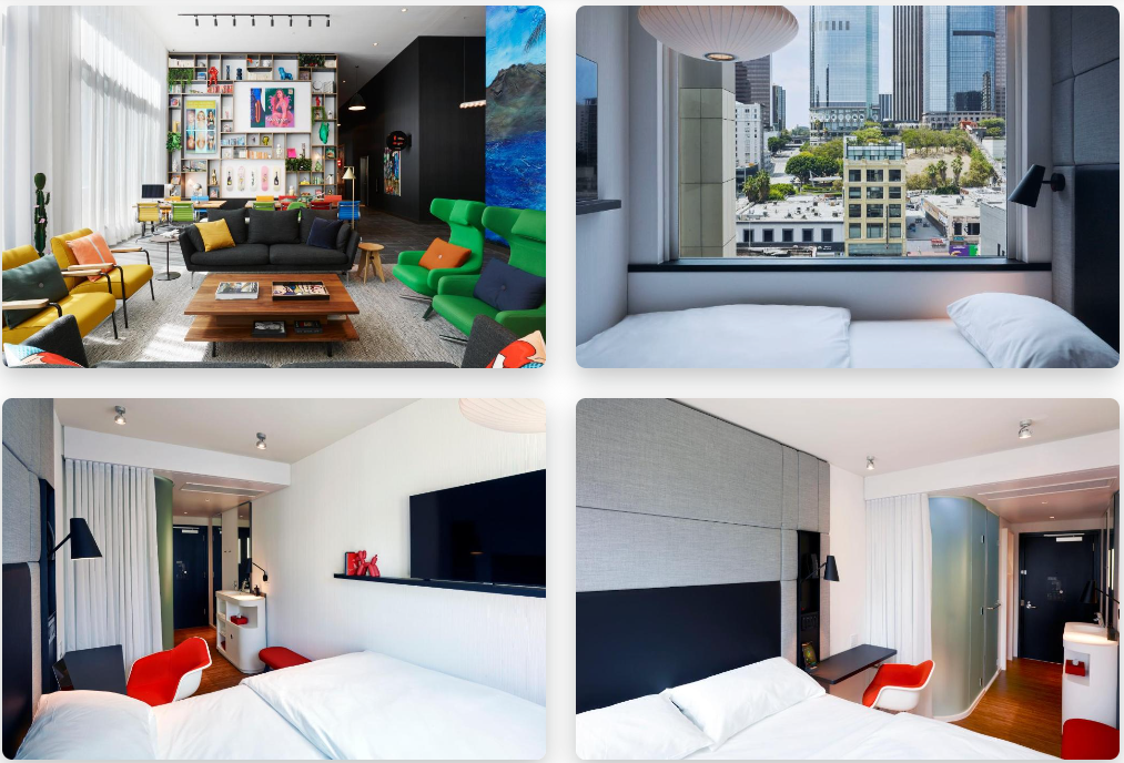 로스앤젤레스 호텔 추천 10 | 위치별 최고의 숙소 정리 8 citizenM Los Angeles Downtown
